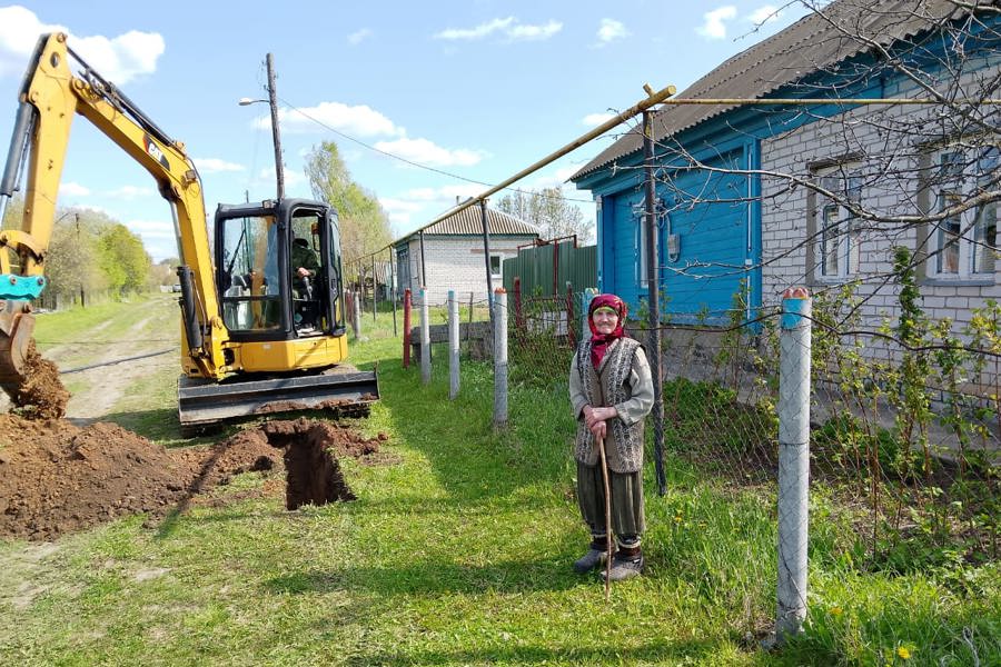 Ремонт водопровода в д. Пояндайкино