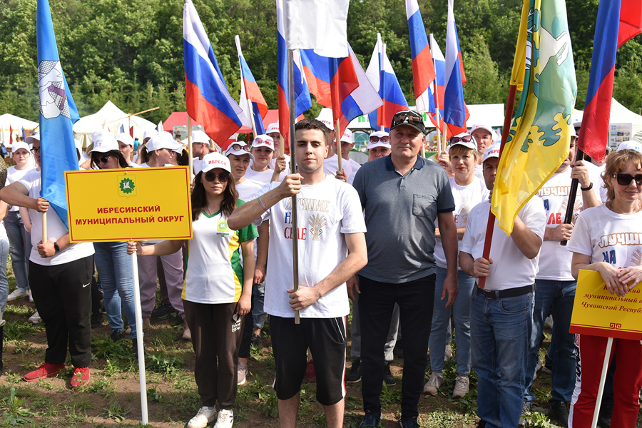 Команда Ибресинского муниципального округа приняла участие в II агроволонтерском слете «Лучшие на селе»