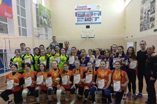 Состоялось первенство Моргаушского муниципального округа по волейболу среди школьных спортивных клубов