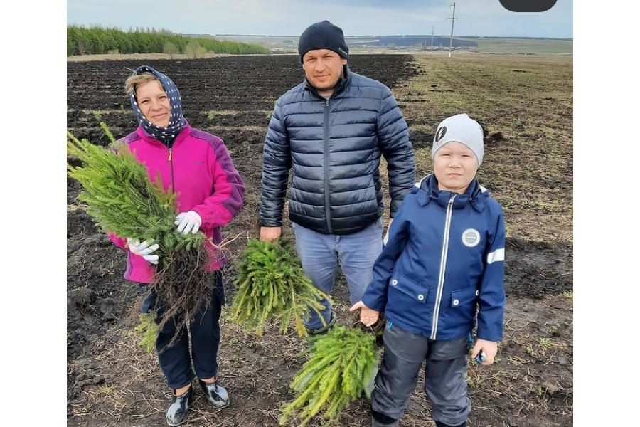 Жители Кильдюшевского ТО принимают участие в акции «Сохраним лес»