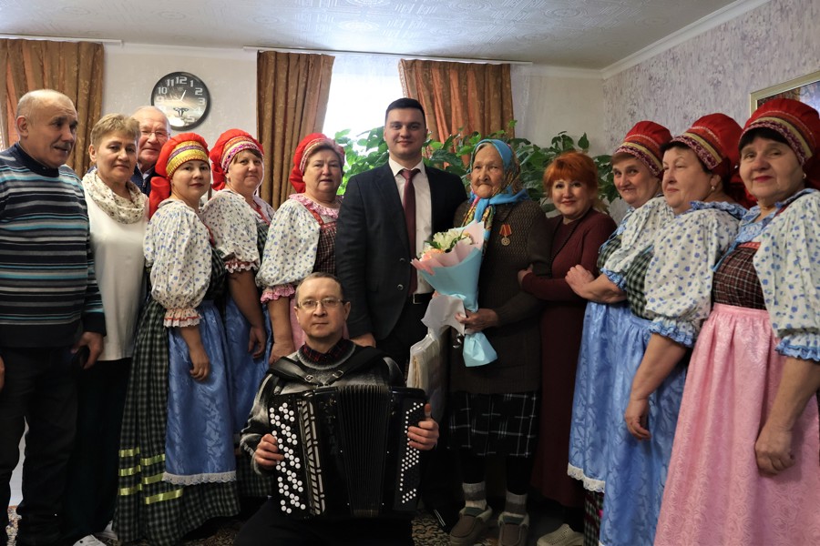 Труженица тыла и ветеран труда Созонова Ольга Степановна отметила 95-летний юбилей