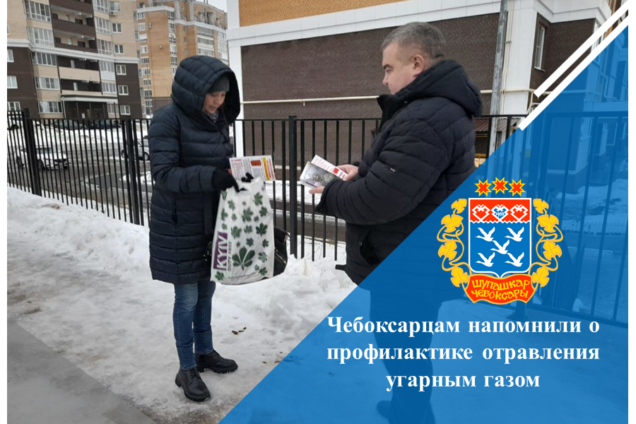 Чебоксарцам напомнили о профилактике отравления угарным газом