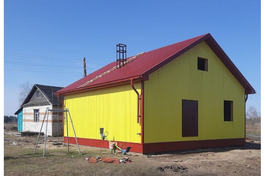 В деревне Березовка продолжается строительство фельдшерско-акушерского пункта