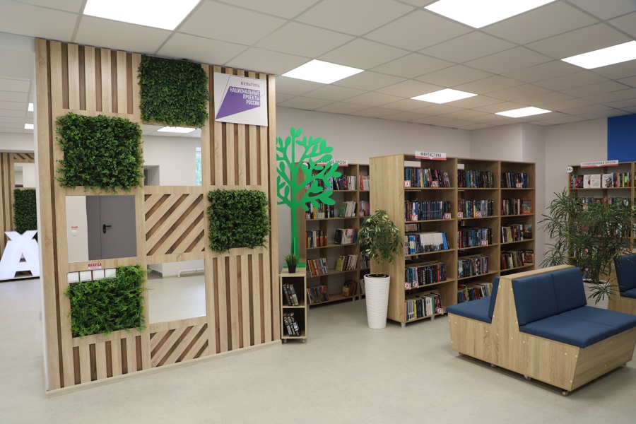 В  Новочебоксарске открылась первая модельная библиотека, модернизированная в рамках НП «Культура»