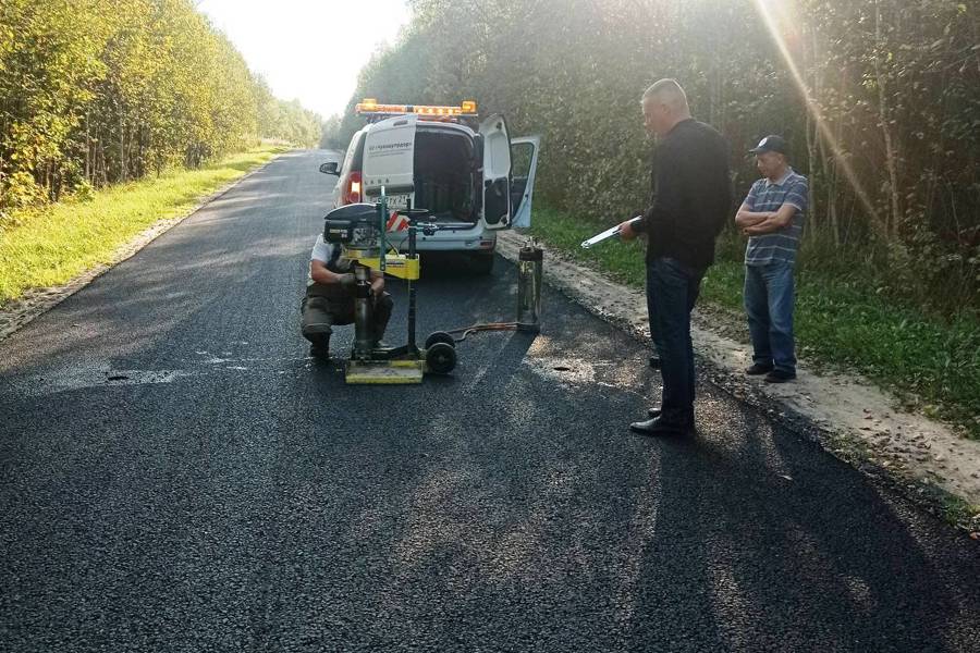 В Шумерлинском муниципальном округе продолжается приемка отремонтированных дорог