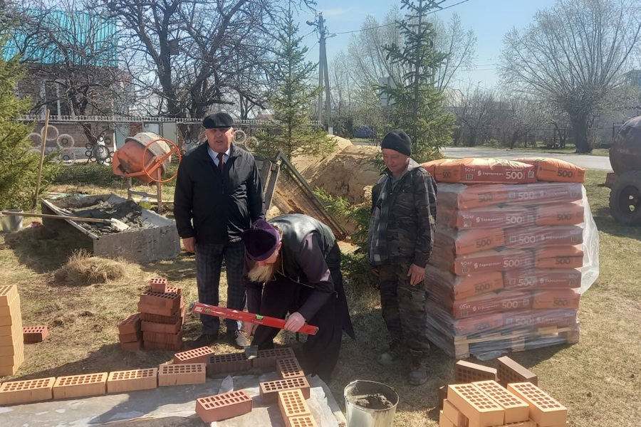 В д. Старое Ахпердино началось строительство часовни