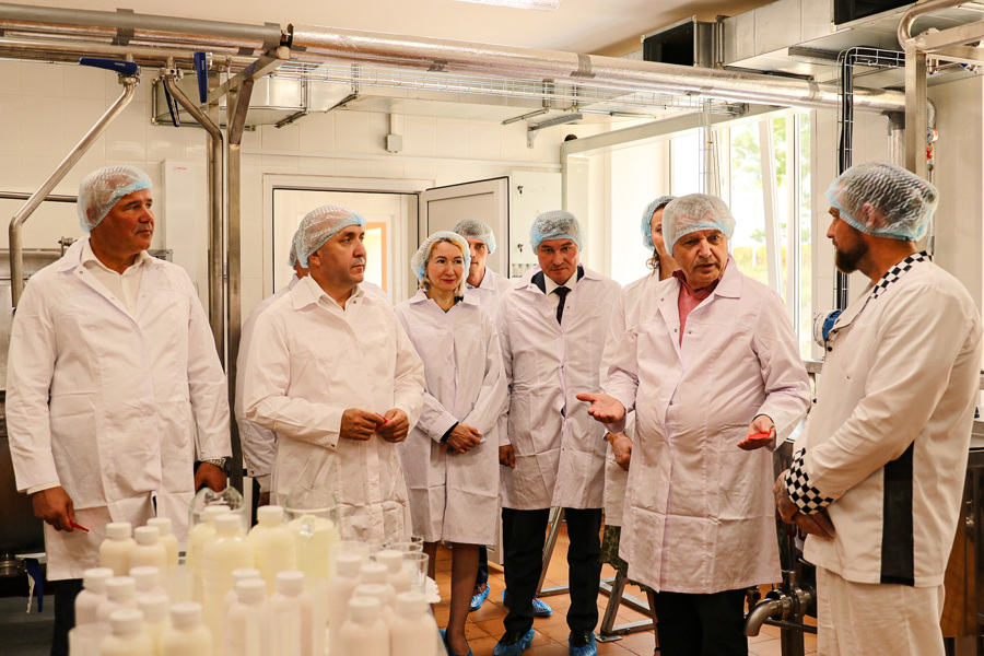 В ООО «Агрофирма «Атлашевская» открылся новый молочный цех