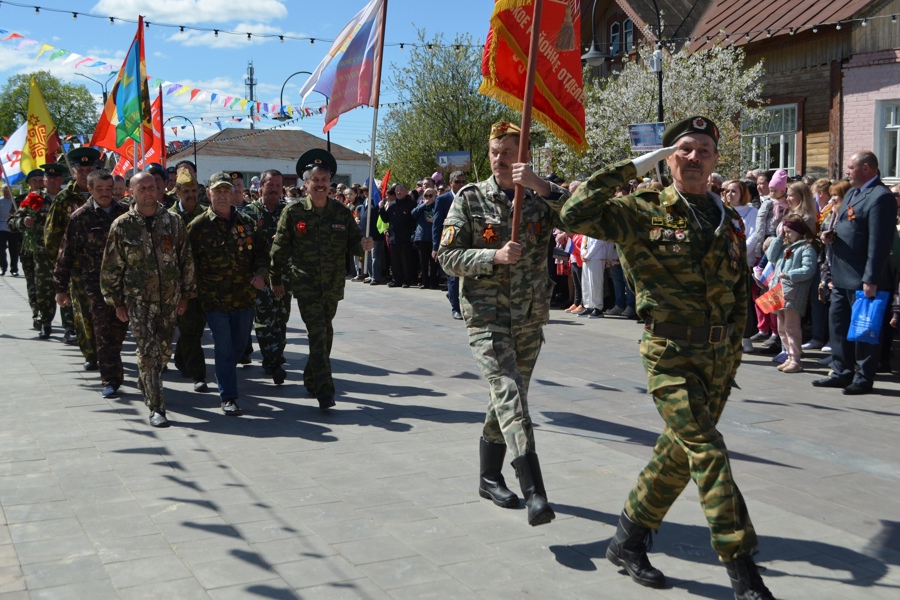 Празднование Дня Победы в Мариинском-Посаде