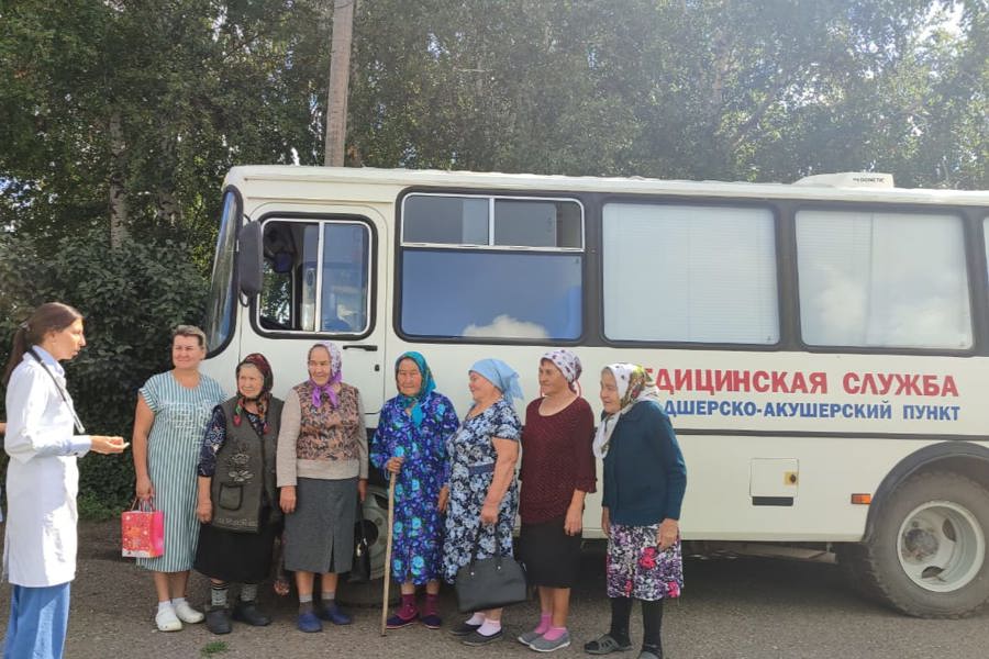 Передвижной ФАП обслуживает жителей отдалённых сёл Яльчикского округа