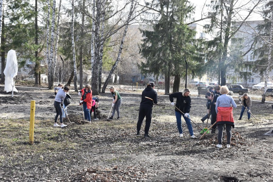 Экологический десант высадился в городском парке Шумерли