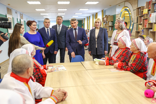 Светлана Каликова приняла участие в открытии нового Дома культуры в деревне Юманзары Канашского округа