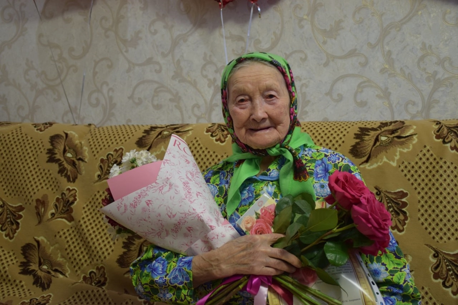 100-летний юбилей отмечает жительница Красночетайского муниципального округа