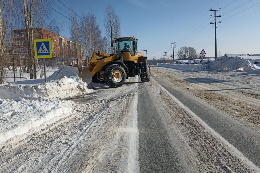 Дорожные службы города Канаш работают в усиленном режиме