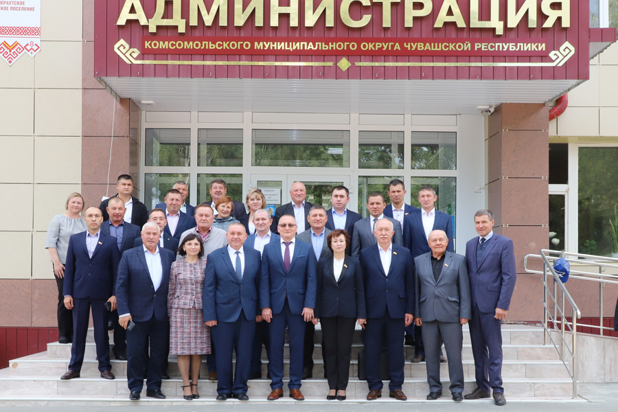 Заседание Собрания депутатов Комсомольского муниципального округа Чувашской Республики