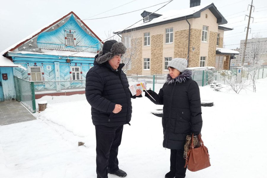 В зимний период в Чебоксарах усилена профилактическая работа по предупреждению пожаров