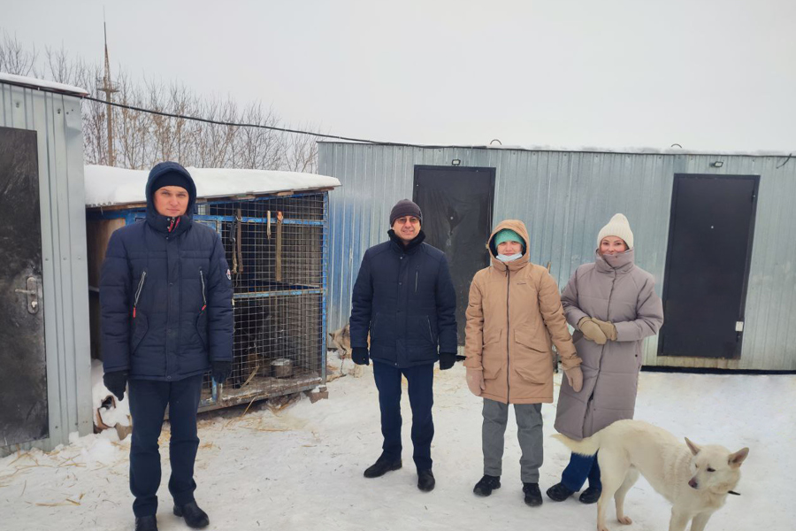 Сотрудники Госцентра по охране культурного наследия посетили приют для животных