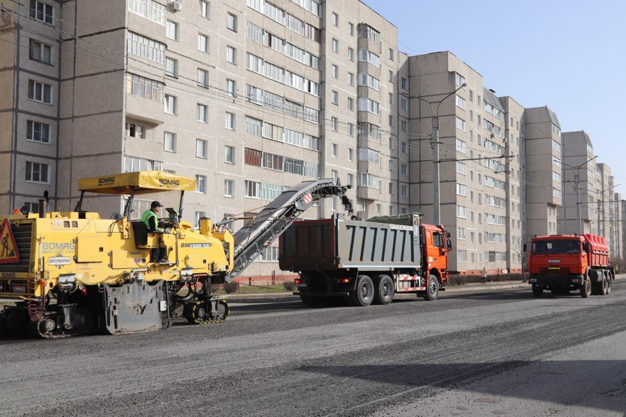 В Новочебоксарске стартовали работы в рамках реализации национального проекта «Безопасные  качественные дороги»