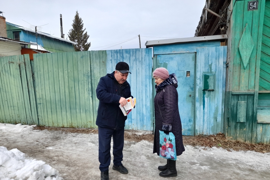 В Чебоксарах продолжается работа с населением по профилактике пожарной безопасности