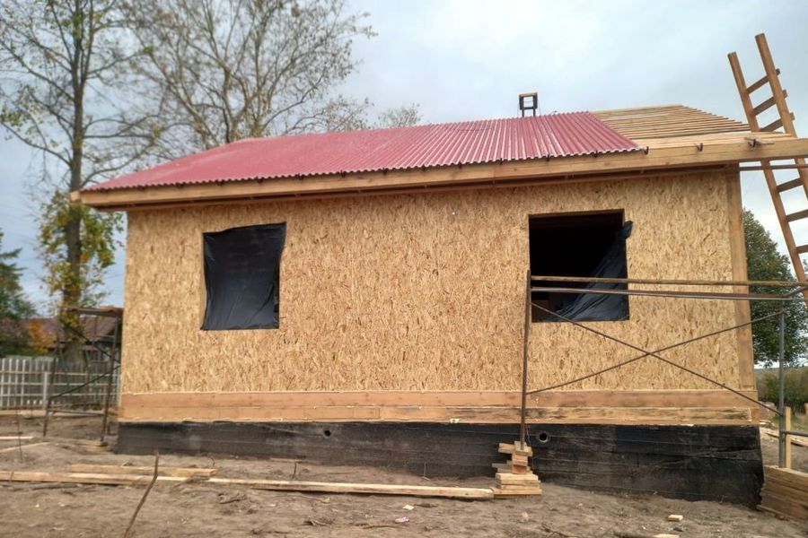 Нацпроект «Здравоохранение»:  в деревне Чураккасы  продолжается  строительство нового фельдшерско-акушерского пункта