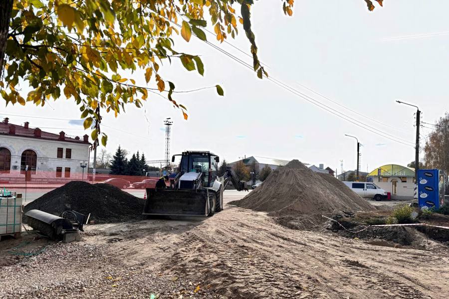 Благоустройство территории двух вокзалов продолжается