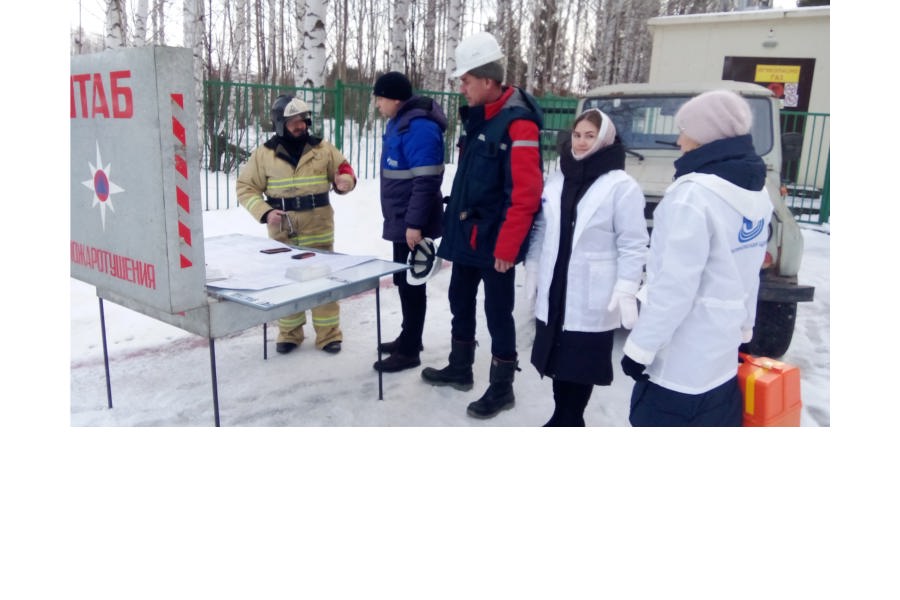 В «Радуге» проведены пожарно-тактические учения