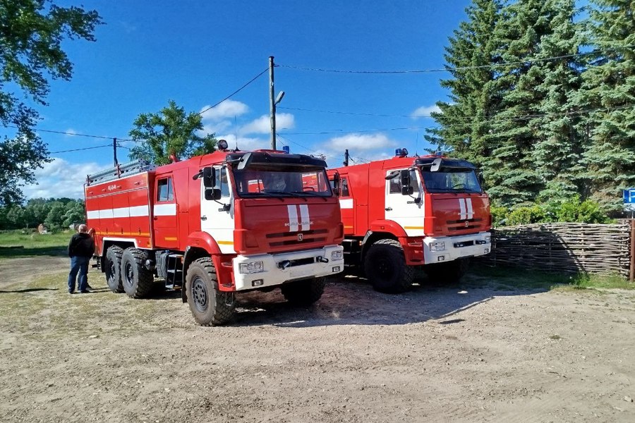 Очередная партия лесопожарной техники поступила в Чувашию