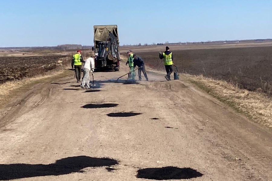 Продолжается ямочный ремонт дорог