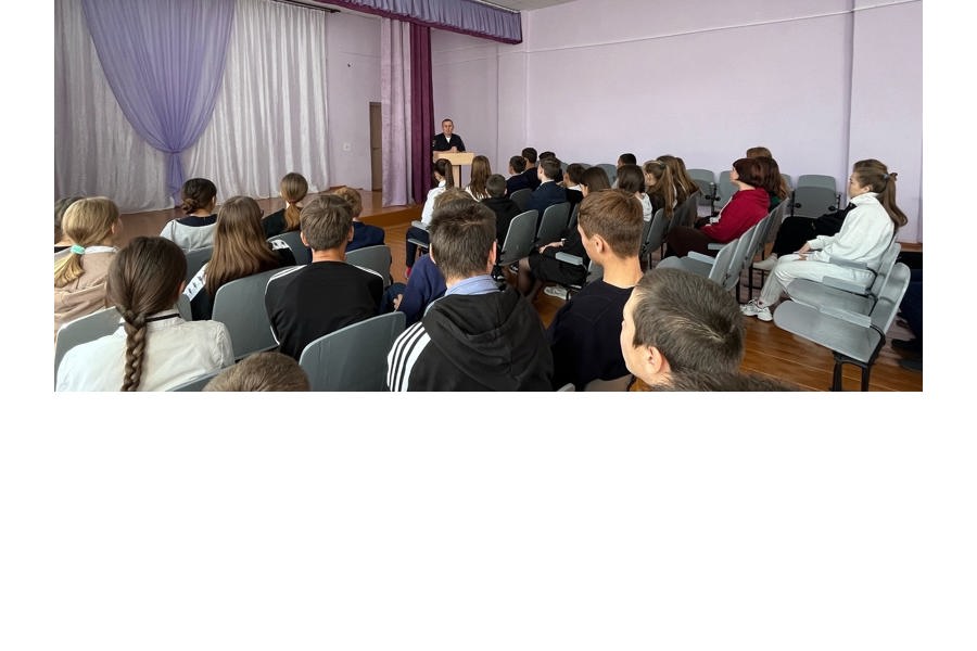 Встреча по профилактике дорожного движения в Лащ-Таябинском СОШ