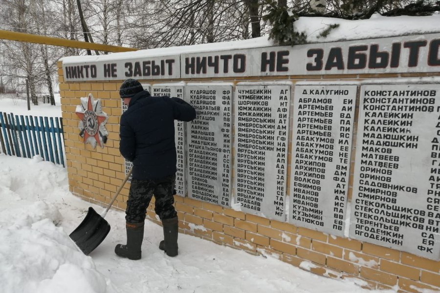 Очередная акция «Снежный десант» прошла в селе Баймашкино