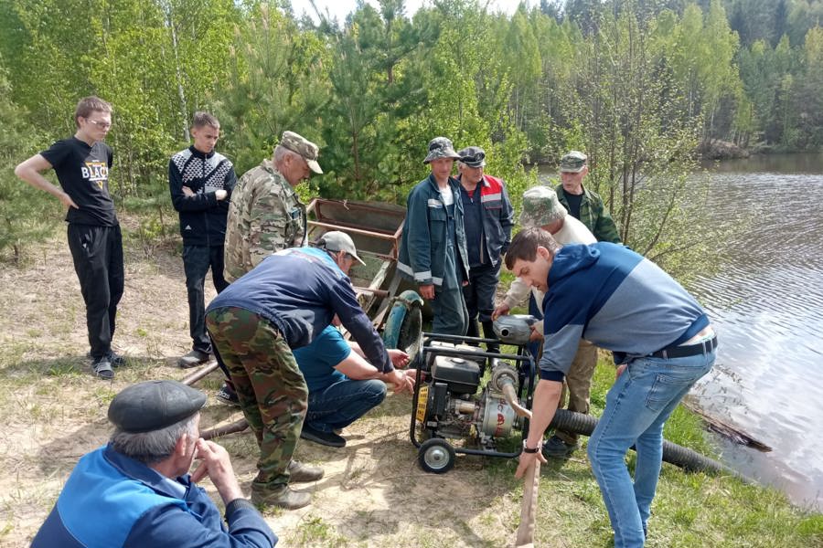 Пожарно-тактические учения с жителями Березовского поселения