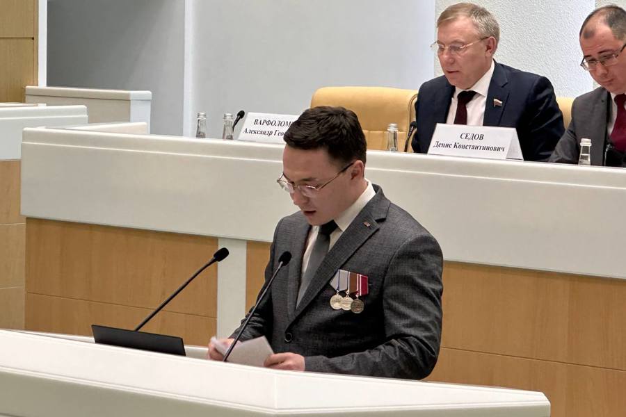 Андрей Шакулов представил Чувашскую Республику на заседании Палаты молодых законодателей при Совете Федерации Российской Федерации