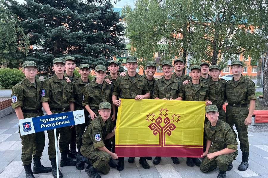 Молодёжь Чувашии на юбилейных юнармейских сборах ПФО «Гвардеец» в Пензе