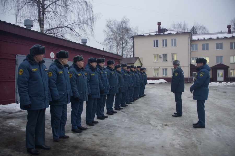 Учебно-методический сбор и строевой смотр республиканских огнеборцев