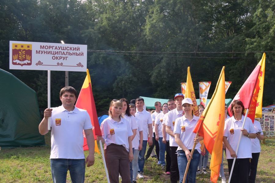 Делегация Моргаушского округа приняла участие на слёте агроволонтеров «Лучшие на селе»