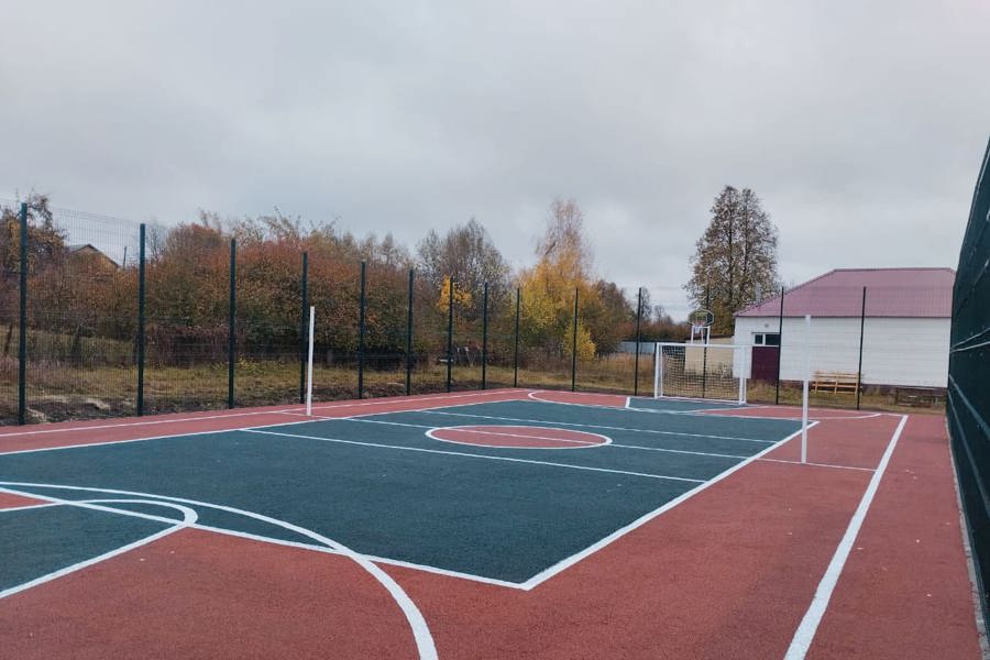 По инициативе жителей в деревне Байгеево появилась спортивная площадка