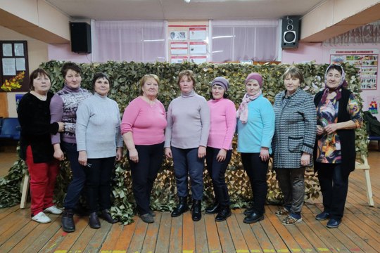 Очередная маскировочная сеть для наших бойцов