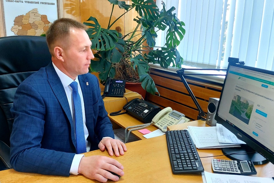 Глава администрации города Шумерля Эдуард Васильев принял участие в рейтинговом голосовании