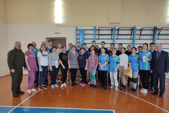 Турнир по волейболу среди женских и мужских команд Хормалинского поселения