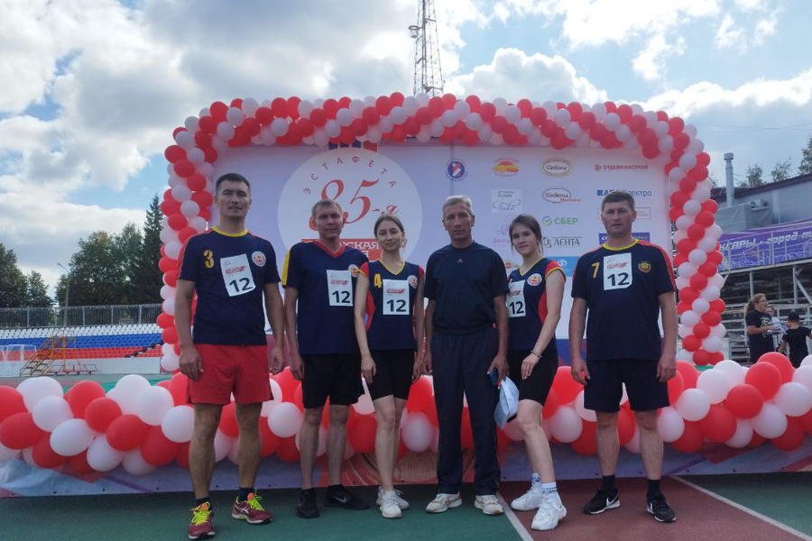 Команда гостехнадзора Чувашии приняла участие в 85-ой легкоатлетической эстафете газеты «Советская Чувашия»