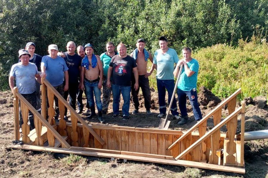 Жители деревни Карк-Сирмы своими силами восстановили родник