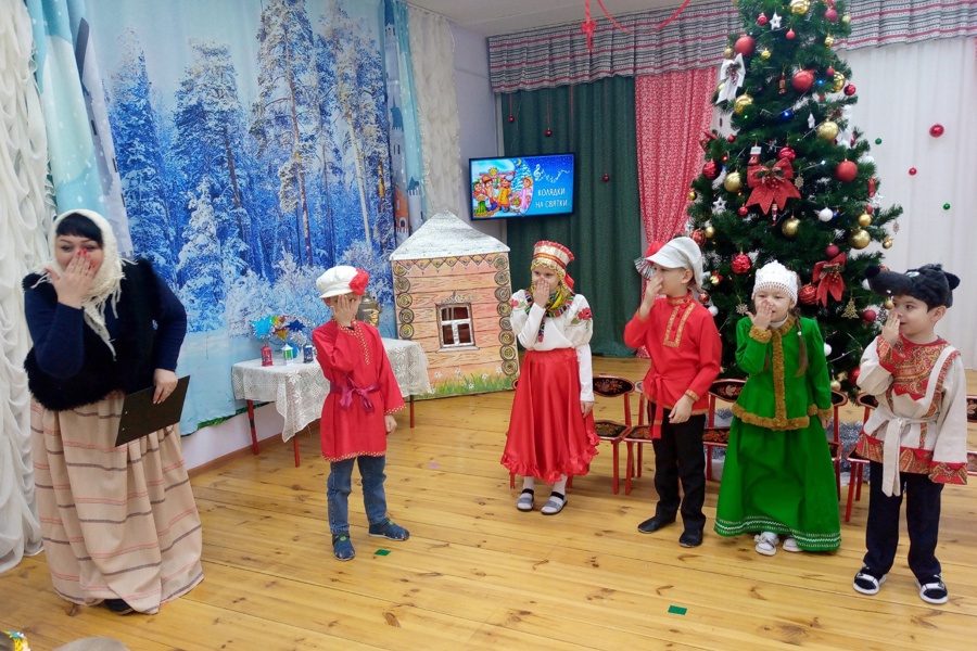 В Чуварлейском детском саду прошли Рождественские колядки