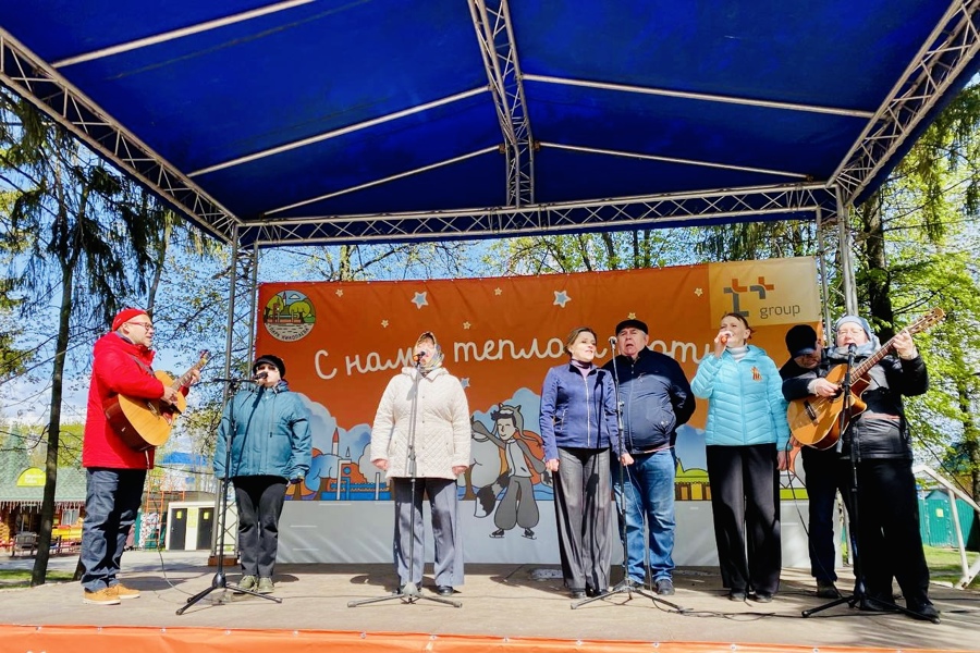 В День Победы чебоксарцы пришли в Парк Николаева целыми семьями