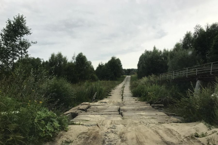 Переезд в д. Нижний Магарин после весенних паводков был отремонтирован в мае 2024 года