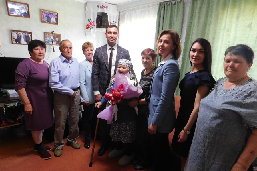 95-летний юбилей отметила труженица тыла Ирина Логиновна Ефимова
