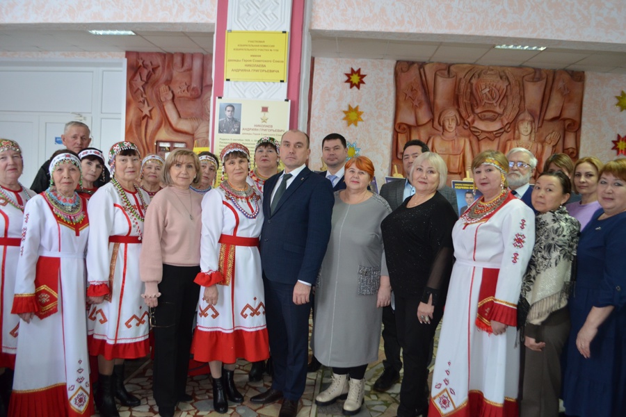 В селе Шоршелы открылся избирательный участок имени А.Г. Николаева