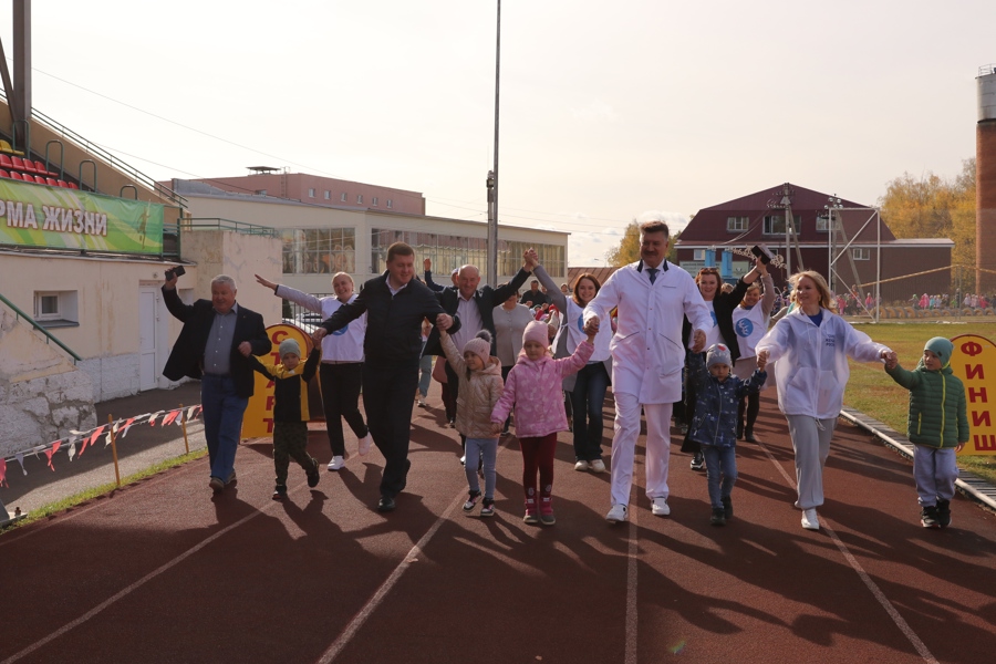 Акция «10 000 шагов к жизни» прошла в Чебоксарском муниципальном округе