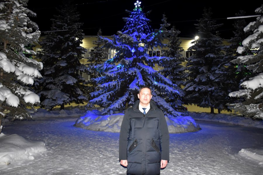 Поздравление главы Козловского муниципального округа Алексея Людкова с Новым Годом