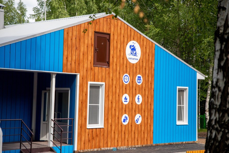 В Чебоксарах открыт модульный корпус в загородном лагере «Бригантина»