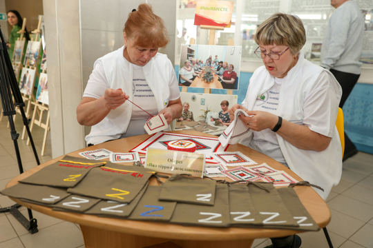 Пенсионеры Новочебоксарска вносят свой вклад в поддержку бойцов
