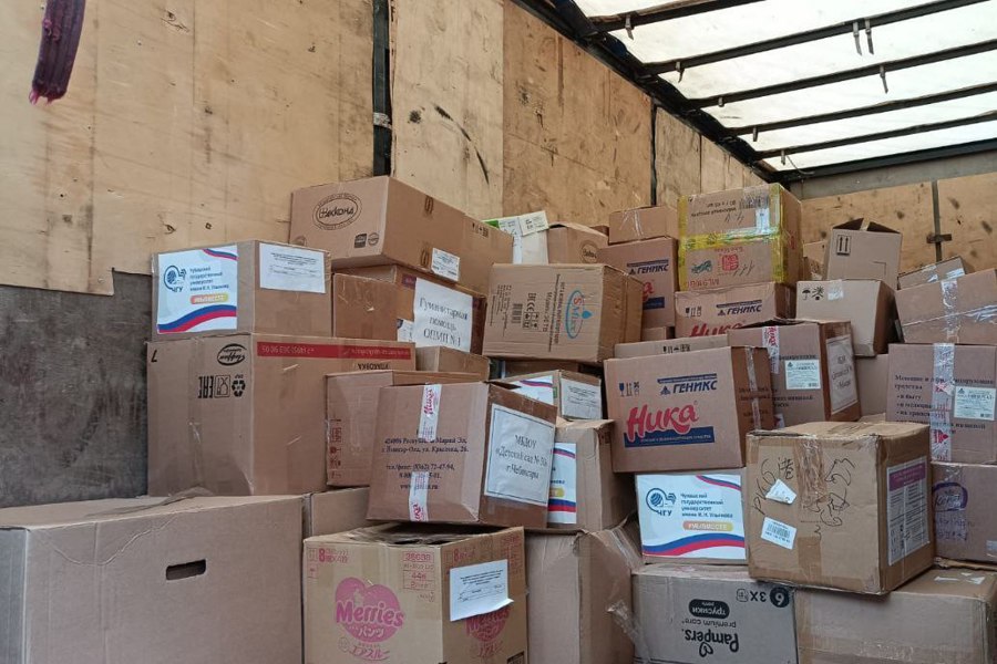 Чувашская Республика продолжает отправлять гуманитарную помощь в Оренбургскую область
